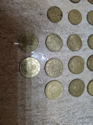 Lote de céntimos de euro raros
