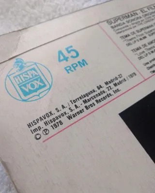 Vinilo Single Superman El Film - 1978