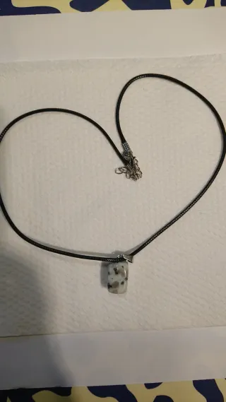 Colgante Piedra Kiwi Natural.