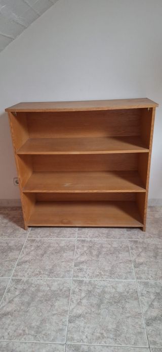 Estantería de madera 3 baldas