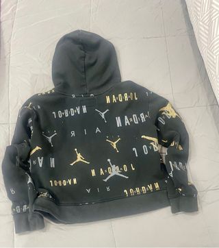 Felpa bambina Jordan con stampa .originale