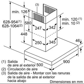 Campana Siemens iQ700 LC91BUV50