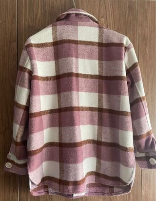 Camisa cuadros rosa y marrón Primark