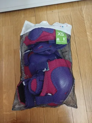 Protecciones Patinaje Talla XS. Se han usado 1 vez