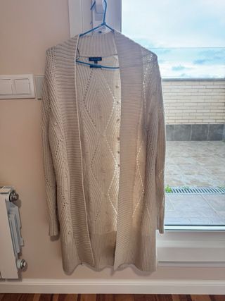 Jersey Massimo Dutti Lana Beige Talla M