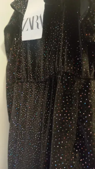 Mono fiesta niña Zara negro