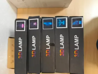 Lámpara Ilusión Óptica 3D Gorila o Multicolor