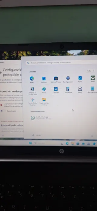 Portátil HP i7 con SSD