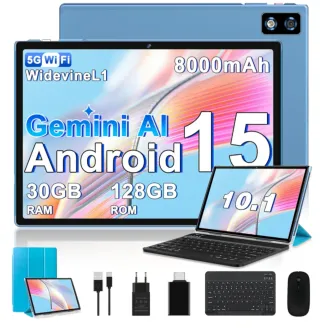 Tablet 10" Android 15 | 30GB RAM, Gemini AI, Nuovo