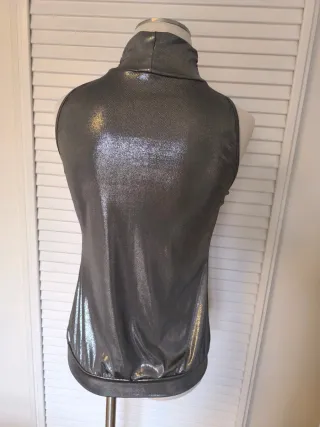 Top metalizado cuello alto Trucco T.38