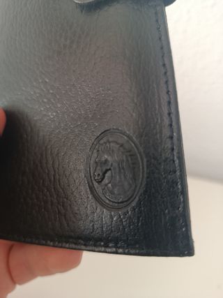 Cartera Diapiel Piel Grano Negra