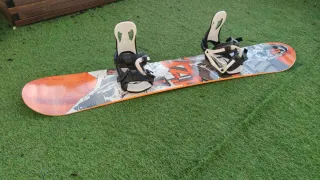 Tabla Snowboard con Fijaciones