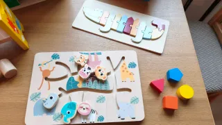 Lote Juguetes Madera Educativos