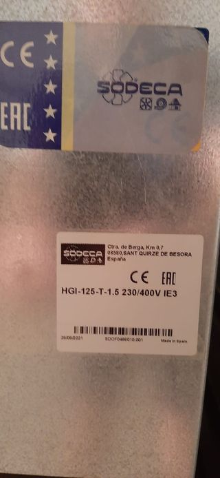 Ventilador Industrial HGI Sodeca Granjas