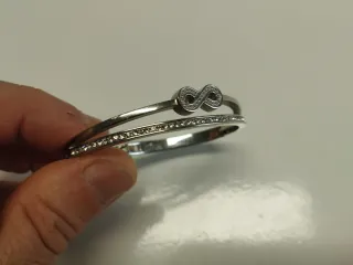 Pulsera Lotus Infinito Acero Mujer