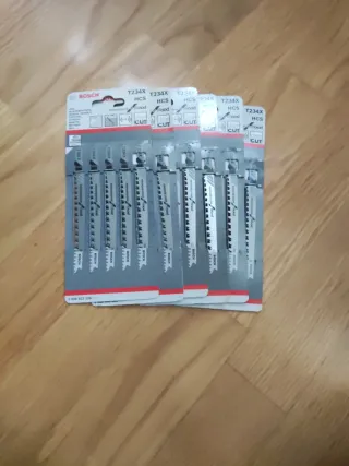 Hojas Sierra Caladora Bosch T234X HCS (5 uds)