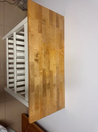 Carrito Cocina Ikea Madera Blanca