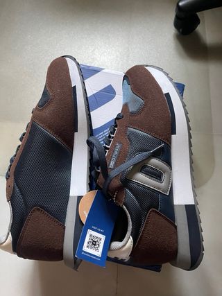 Botines D.Franklin Marrones y Azules