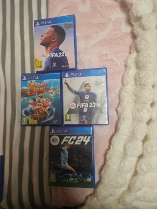 PS4 FIFA 22, 23, FC 24 e Tadeo Jones