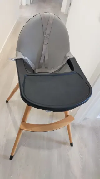 Trona bebé Kinderkraft de madera 2x1