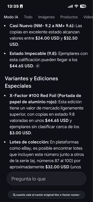 X-Factor números 90 y 100