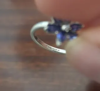 Anillos Pandora Plata Flor y Corazón