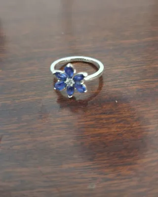 Anillos Pandora Plata Flor y Corazón