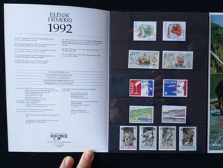 Sellos Islandia 1992