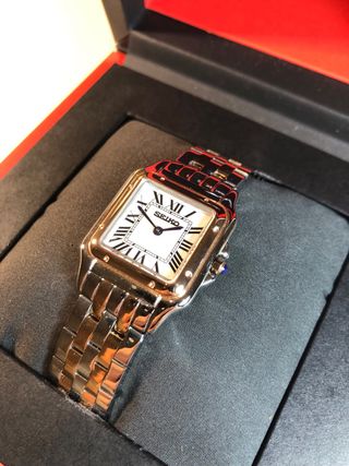 Seiko Mod - Santos Classic (Oro Rosa de Mujer)