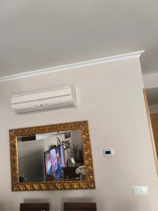 Espejo decorativo dorado marco madera