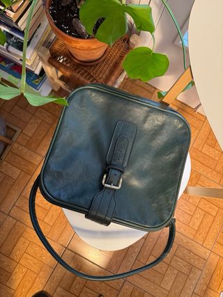 Maletín vintage - bolso de viaje - MIK color verde