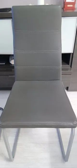 Sillas de comedor grises (Set de 4)