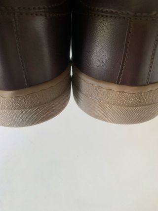 Sneakers uomo vera pelle marrone