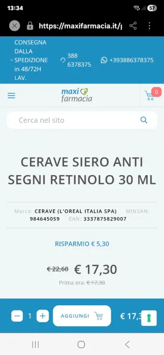 Siero viso CeraVe
