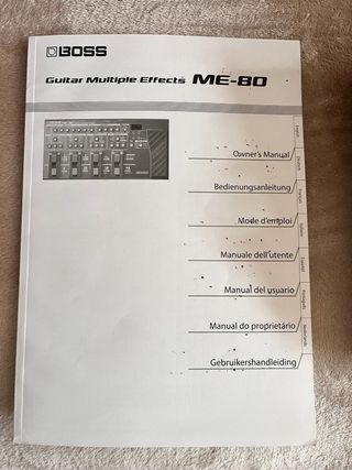Pedalera BOSS ME-80 Guitar Multiple Effects
