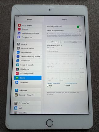 iPad mini 4 plata