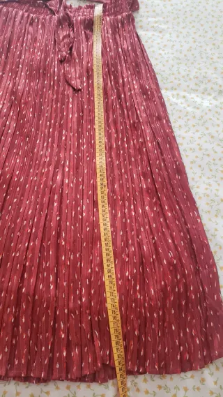 Falda Grace & Mila plisada dorada