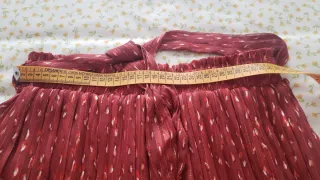 Falda Grace & Mila plisada dorada