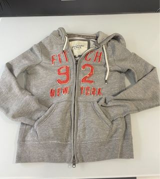 Sudadera Abercrombie & Fitch Gris Mujer