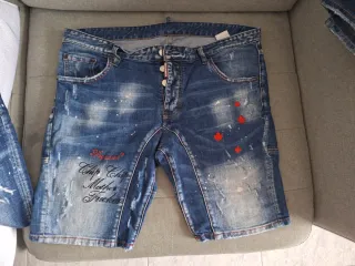 Shorts Vaqueros Hombre