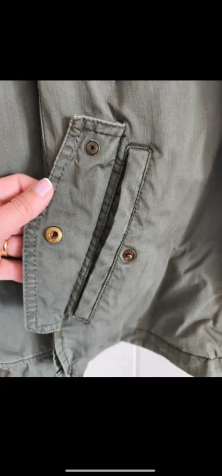 Cazadora militar hombre