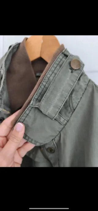 Cazadora militar hombre