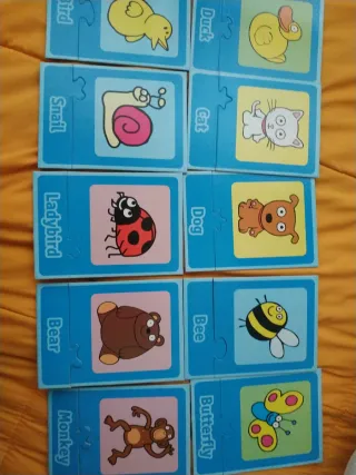 Juego de Cartas Animal Match My First