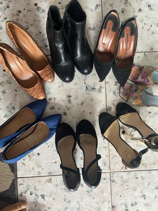 Lote 7 zapatos talla 37