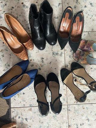 Lote 7 zapatos talla 37