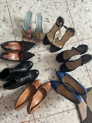 Lote 7 zapatos talla 37