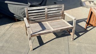 Set muebles de comedor de madera para exterior