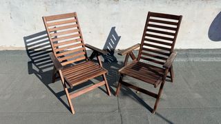 Set muebles de comedor de madera para exterior