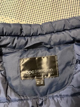 Chaleco acolchado hombre azul