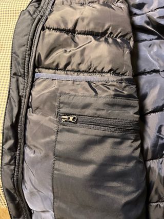 Chaleco acolchado hombre azul